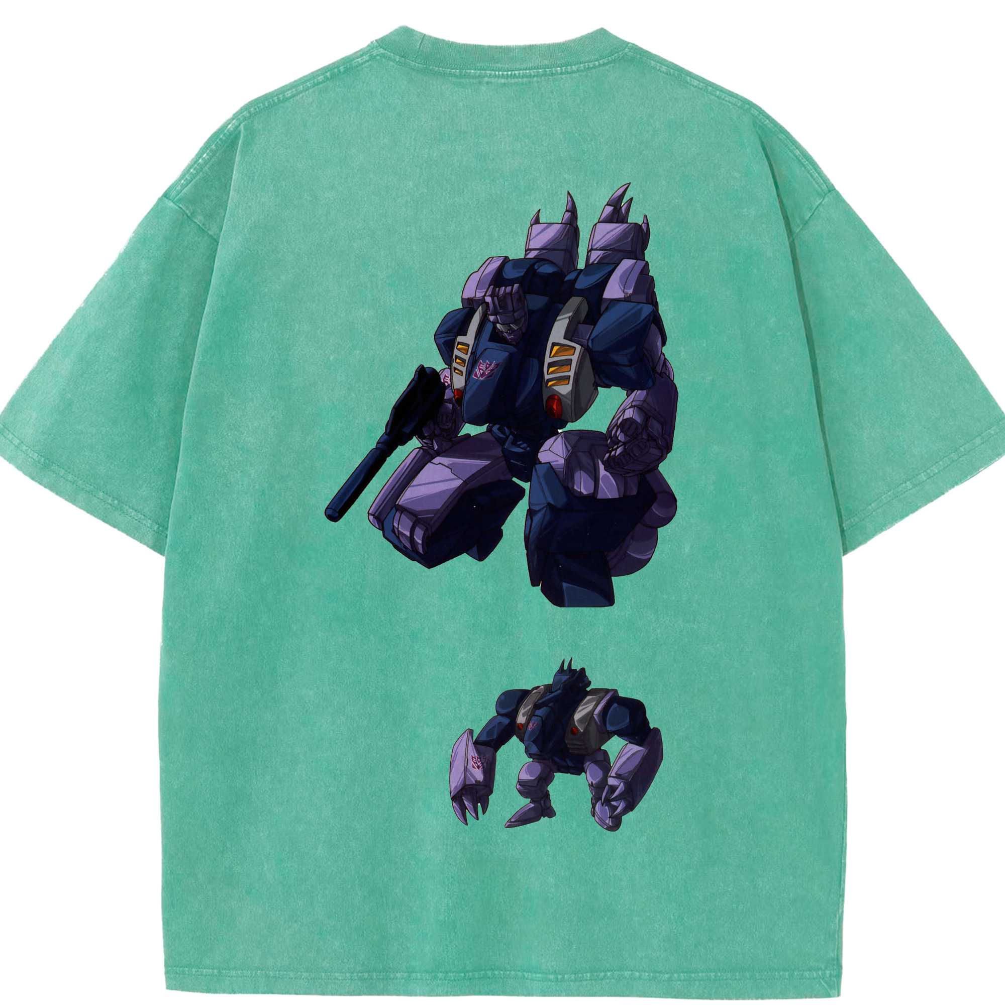 （画像用）  綿100% ヴィンテージ風 半袖Tシャツ（背面プリント）